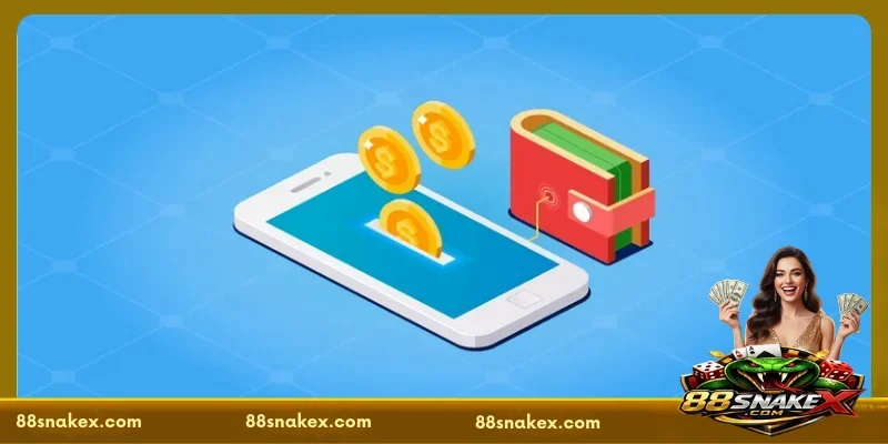 Updated popular deposit methods at 88SNAKE